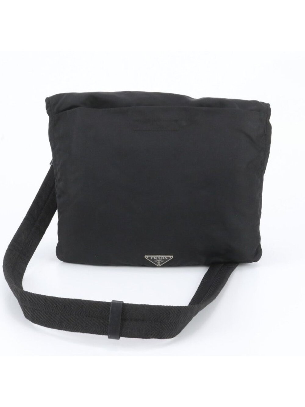 Prada Tessuto Nylon Triangle Logo Shoulder Bag Crossbody Messenger Business